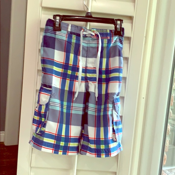 Blue and white O’rageous swim trunks - Picture 1 of 1